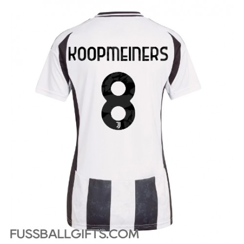 Juventus Teun Koopmeiners #8 Fußballbekleidung Heimtrikot Damen 2024-25 Kurzarm